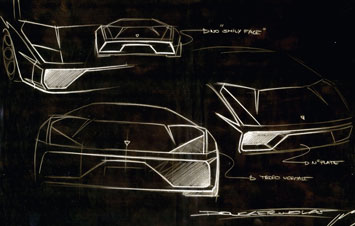 Lamborghini Gallardo Design Sketch