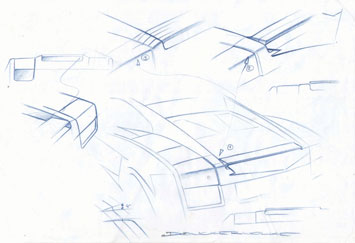 Lamborghini Gallardo Design Sketch