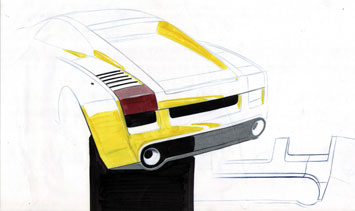 Lamborghini Gallardo Design Sketch