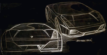 Lamborghini Gallardo Design Sketch