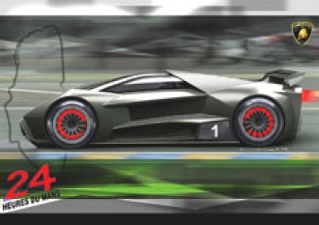 Lamborghini Le Mans Concept Design Sketch