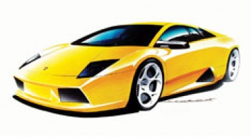 Lamborghini Murcielago Design Sketch