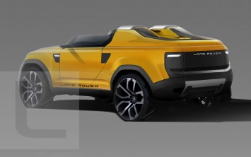 Land Rover DC 100 Sport Concept Design Sketch