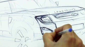 Land Rover DC100 Concept Design Sketch