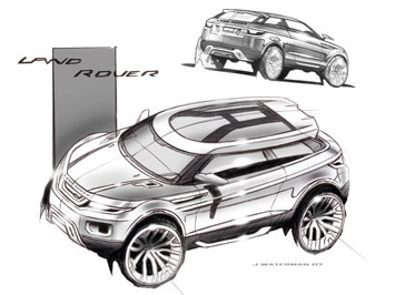 Land Rover LRX Design Sketch