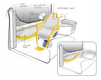 Lexus RX 450h Popemobile Concept - Design Sketch