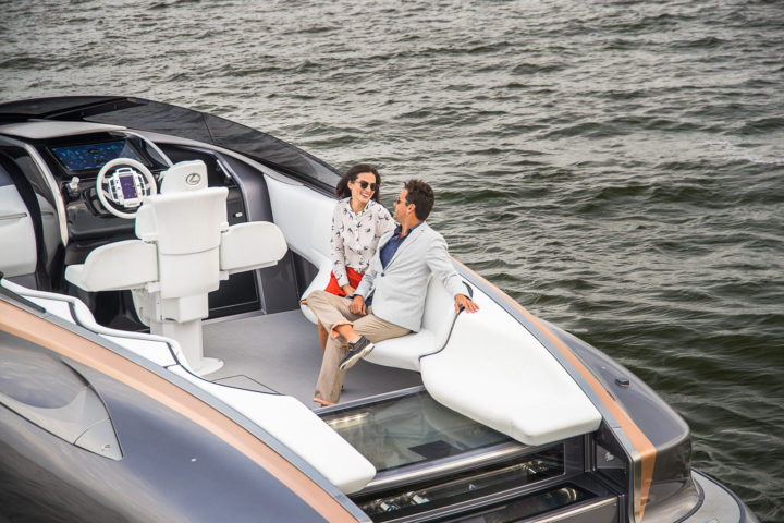 Lexus Sport Yacht Concept Deck area