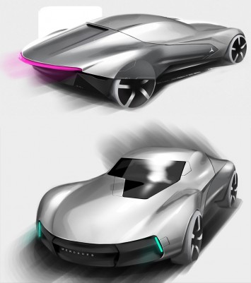 Lightweight Homage Concept Design Sketch by Erik Saetre