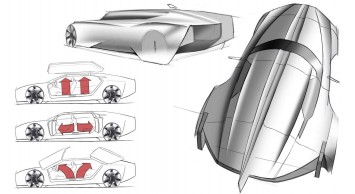 Lincoln MKF Concept by Brian Malczewski - Design Sketch