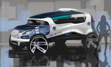 Local Motors Concept Design Sketch by Olivier Poulet