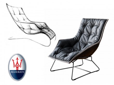 Milan Design Week: Lounge Chair by Maserati and Zanotta