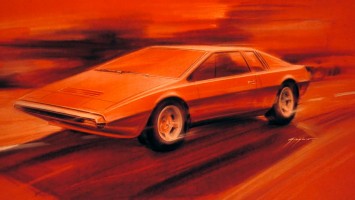 Lotus Esprit Drawing by Giorgetto Giugiaro