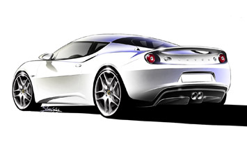 Lotus Evora Design Sketch