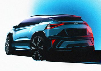 Mahindra XUV300 Design Sketch Render