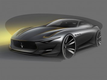 Maserati Alfieri Concept - Design Sketch