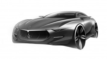 Maserati Alfieri Concept - Design Sketch