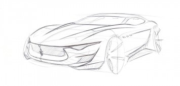 Maserati Alfieri Concept - Design Sketch