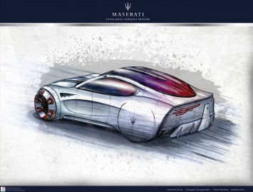 Maserati GranTurismo Concept 2020 Design Sketch