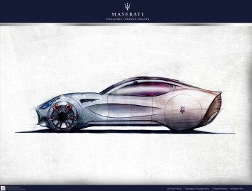 Maserati GranTurismo Concept 2020 Design Sketch