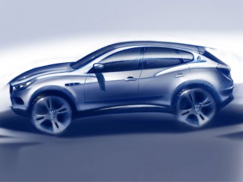 Maserati Kubang Design Sketch