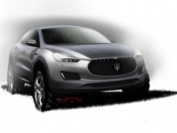 Maserati Kubang Design Sketch