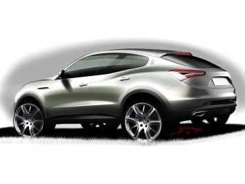 Maserati Kubang Design Sketch