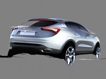 Maserati Kubang Design Sketch