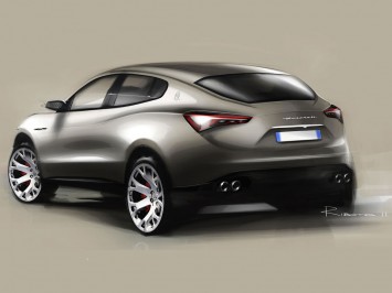 Maserati Kubang Design Sketch