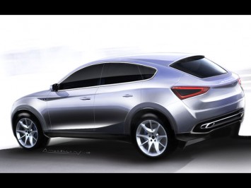 Maserati Kubang Design Sketch