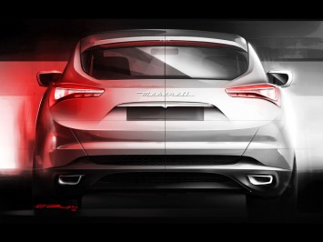 Maserati Kubang Design Sketch