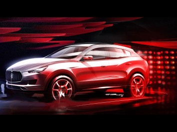 Maserati Kubang Design Sketch