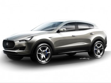 Maserati Kubang Design Sketch