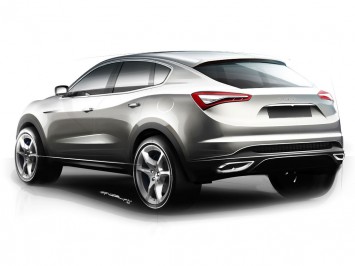 Maserati Kubang Design Sketch