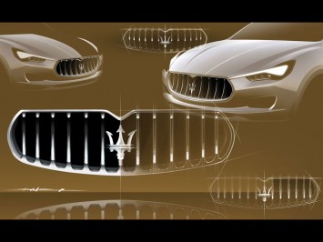 Maserati Kubang Design Sketch