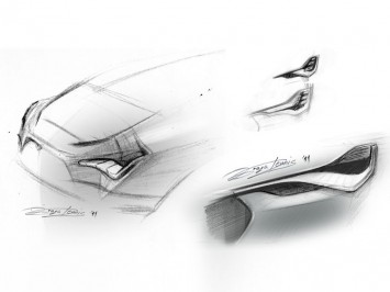 Maserati Kubang Design Sketch