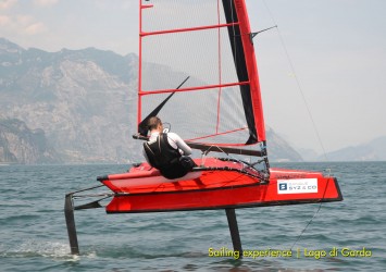 Master in Yacht Design 2013 - Foiling sailing experience on Lake Garda