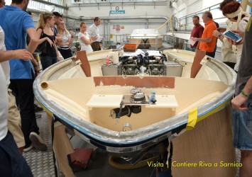 Master in Yacht Design 2013 - Students visit Riva Shipyard