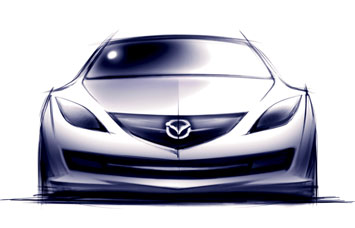 Mazda 6 Design Sketch