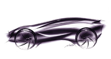 Mazda Kazamai Concept design sketch