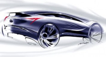 Mazda Kazamai Design sketch