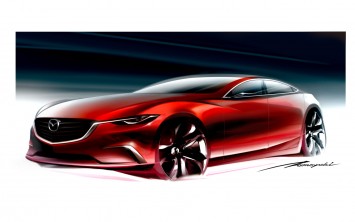 Mazda Takeri Concept Design Sketch