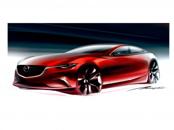 Mazda Takeri Concept Design Sketch