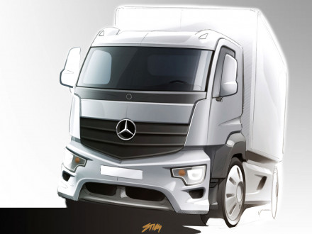 Mercedes-Benz previews Antos truck