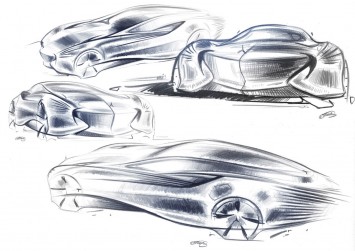 Mercedes-Benz Aria Concept Design Sketch