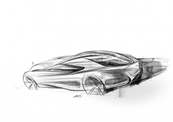 Mercedes-Benz Aria Concept Design Sketch