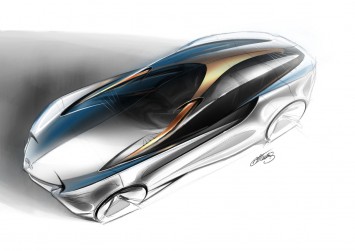 Mercedes-Benz Aria Concept Design Sketch