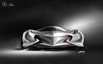 Mercedes-Benz Aria Concept Design Sketch