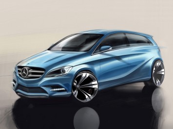 Mercedes-Benz B-Class Design Sketch