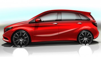 Mercedes-Benz B-Class Design Sketch