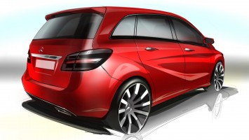 Mercedes-Benz B-Class Design Sketch